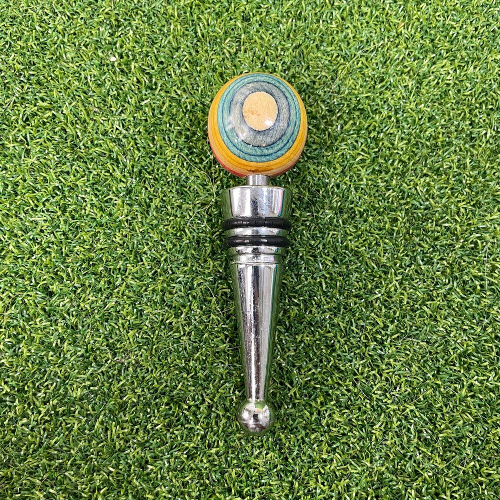 Norpro Colored Wood Bottle Stopper